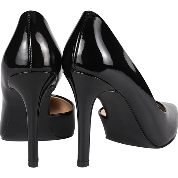 ⚫️ Black Pointed Closed Toe Classic Slip On High Heels 👠 - Picture 2 of 5